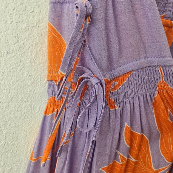 Thakoon Collective Floral Midi Dress - Size 10 - MSRP $370 Beachy - Picture 6 of 8